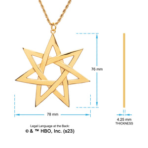 Game of Thrones: House of the Dragon Alicent 7 Pointed Star Pendant Necklace
