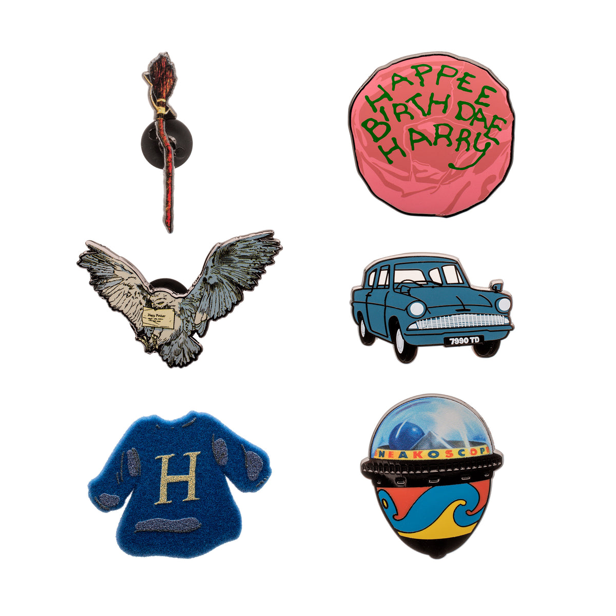 Harry Potter Birthday Present 6pcs Pin Set