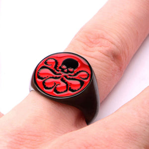 Marvel Hydra Red Logo Ring