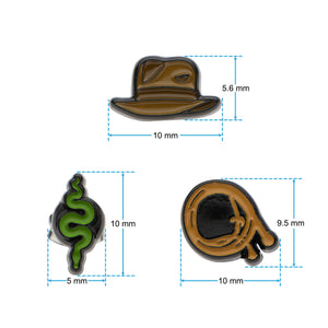 Indiana Jones 5 Enamel Stud pack (3pairs) - Jewelry Brands Shop