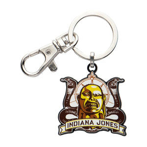 Indiana Jones Raiders of the Lost Ark Idol Snakes Keychain - Jewelry Brands Shop