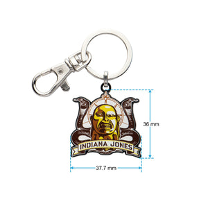 Indiana Jones Raiders of the Lost Ark Idol Snakes Keychain - Jewelry Brands Shop