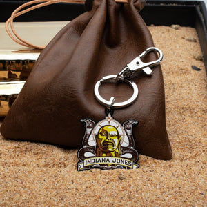 Indiana Jones Raiders of the Lost Ark Idol Snakes Keychain - Jewelry Brands Shop