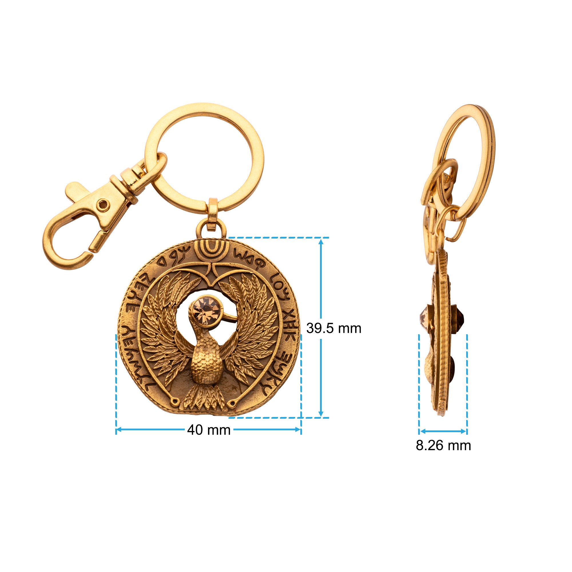 Indiana Jones Raiders of the Lost Ark Talisman Double Sided Keychain - Jewelry Brands Shop