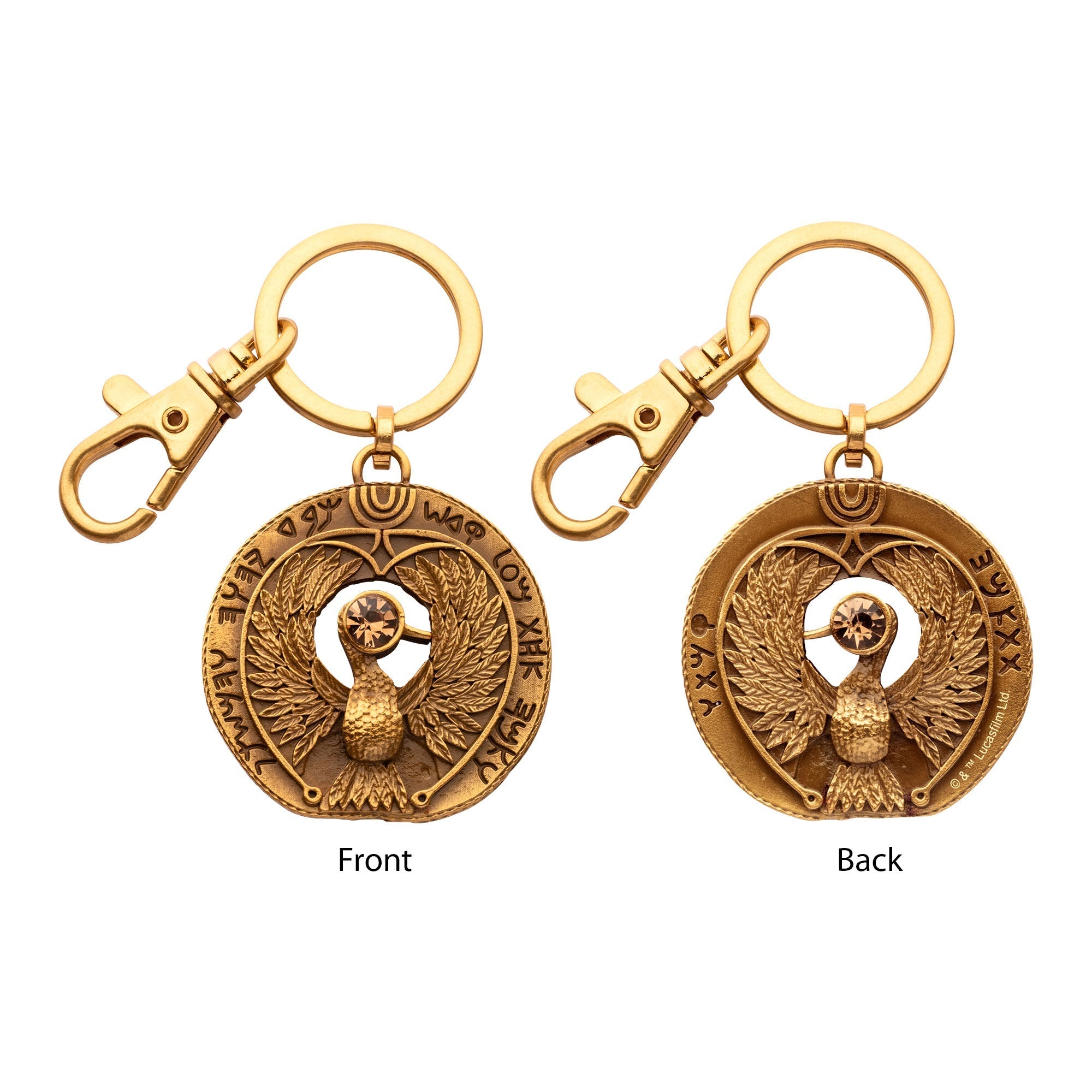 Indiana Jones Raiders of the Lost Ark Talisman Double Sided Keychain - Jewelry Brands Shop