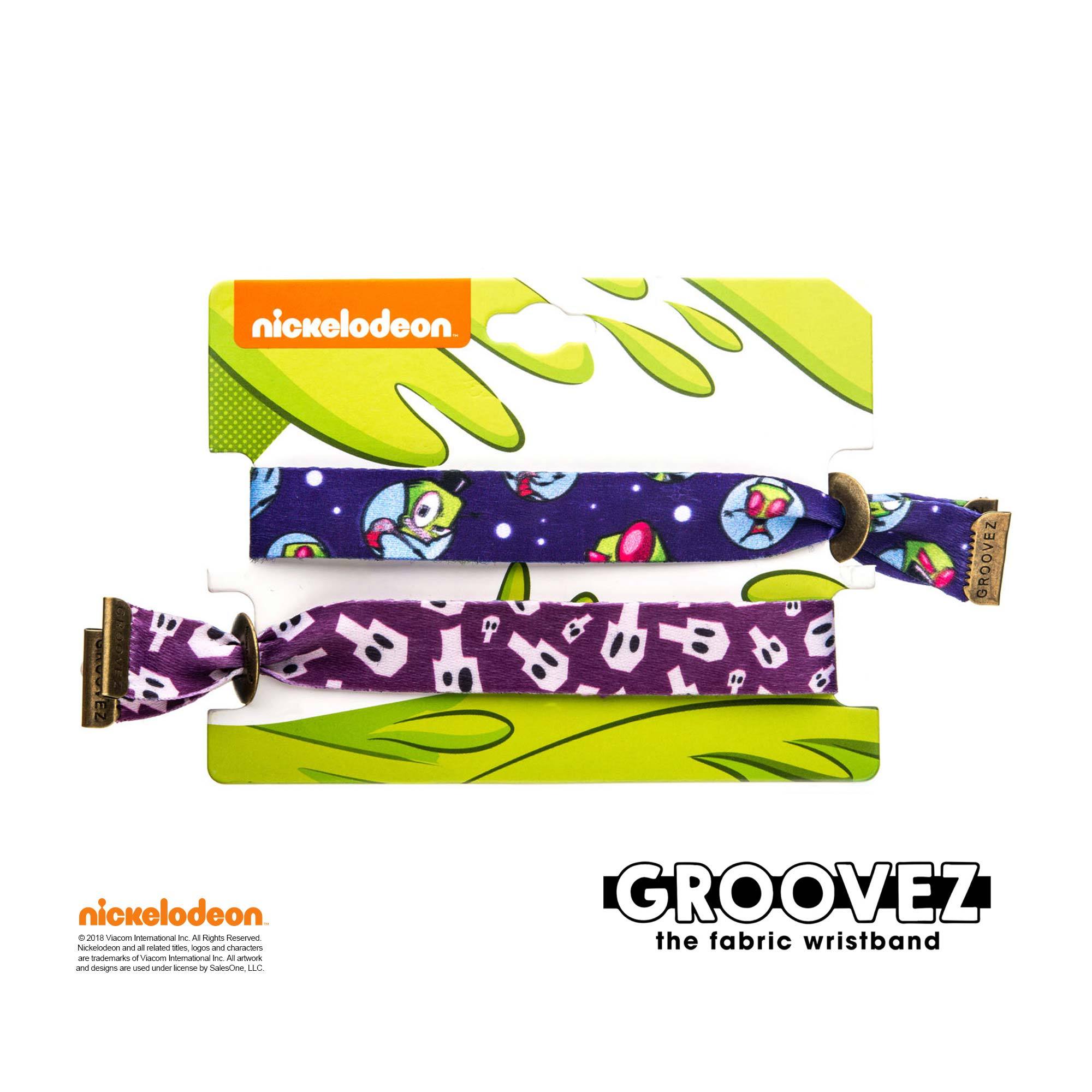 Invader Zim Grooves (tm) Fabric Bracelet Set - Jewelry Brands Shop