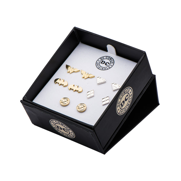 DC Comics Earrings Set (5pcs)