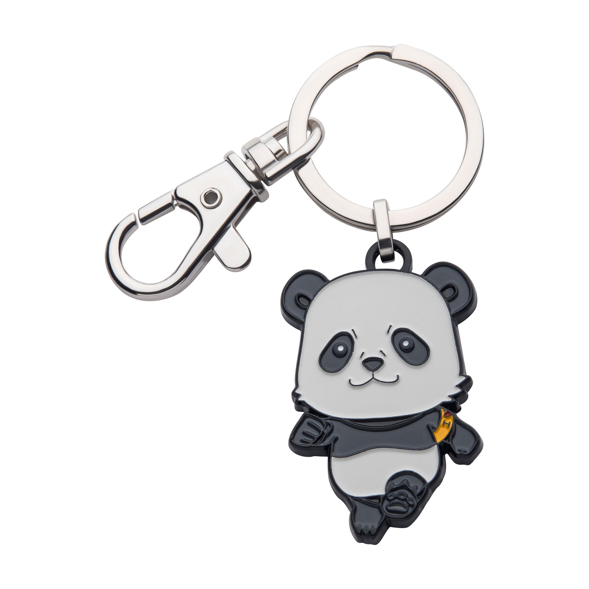 Jujutsu Kaisin Stainless Steel with Enamel Panda Keychain - Jewelry Brands Shop