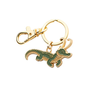 Marvel Loki Aligator Gold Plated Keychain