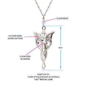 Lord of the Rings Arwen's Evenstar Pendant Necklace[COMING SOON] - Jewelry Brands Shop