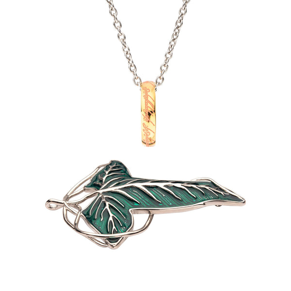 The Lord of the Rings Necklace and Frodo's Brooch Set