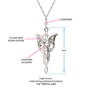 Lord of the Rings Arwen's Evenstar Pendant Necklace