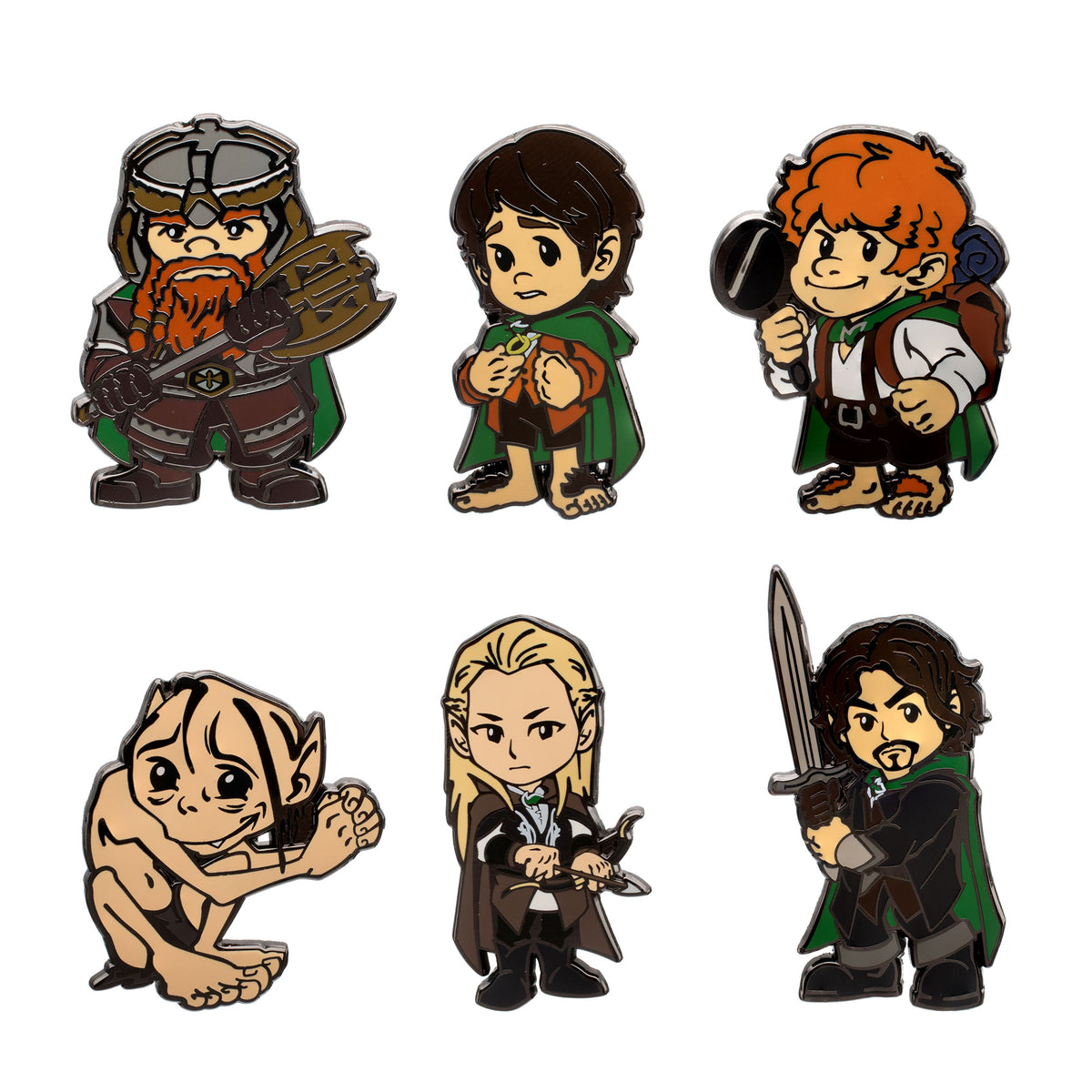 The Lord of the Rings Chibi Enamel Blind Box  Pin