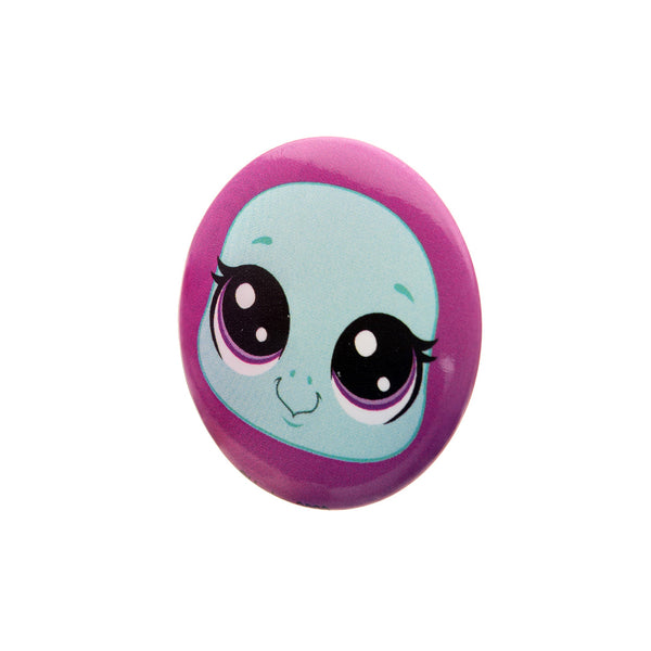 Hasbro Littlest Pet Shop Bev  Gilturtle Button Pin