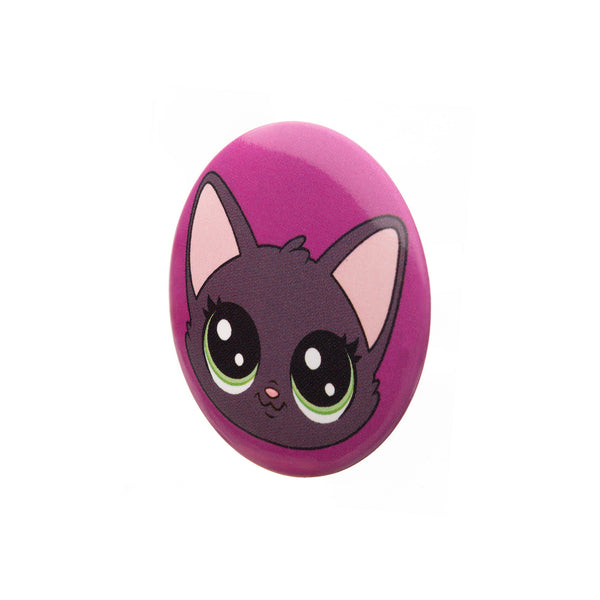 Hasbro Littlest Pet Shop Jade  Catkin Button Pin