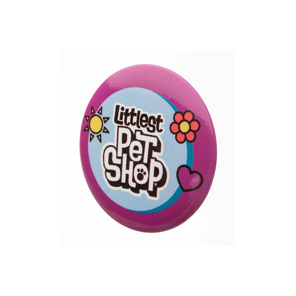Hasbro Littlest Pet Shop Logo Button Pin