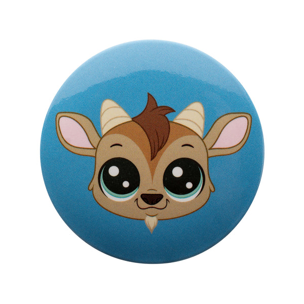Hasbro Littlest Pet Shop Goat Quincy Button Pin