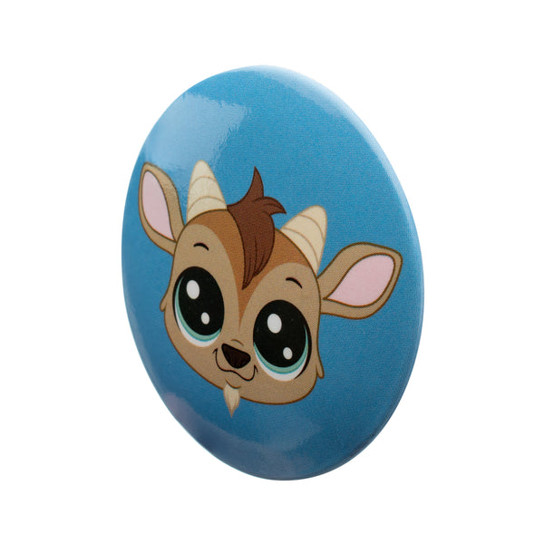 Hasbro Littlest Pet Shop Goat Quincy Button Pin