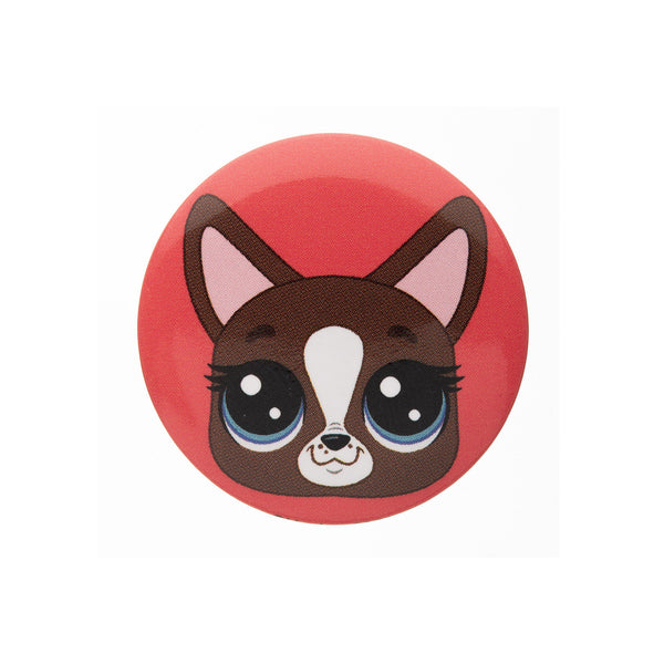 Hasbro Littlest Pet Shop Roxie McTerrier Button Pin