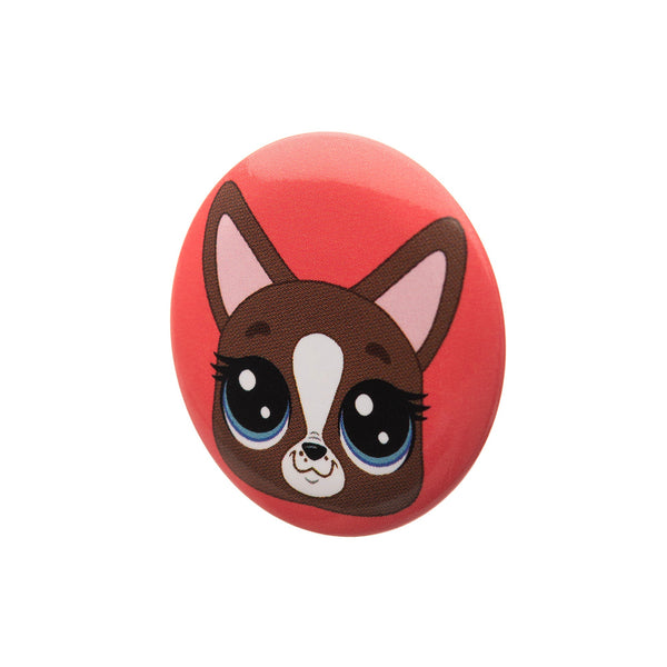 Hasbro Littlest Pet Shop Roxie McTerrier Button Pin