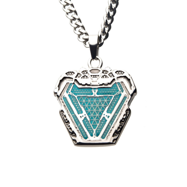 Marvel Avengers Iron Man Arc Reactor Pendant Necklace