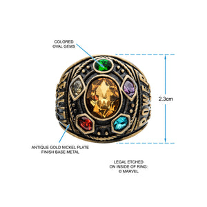 Marvel Avengers Thanos Infinity Stones Ring - Jewelry Brands Shop