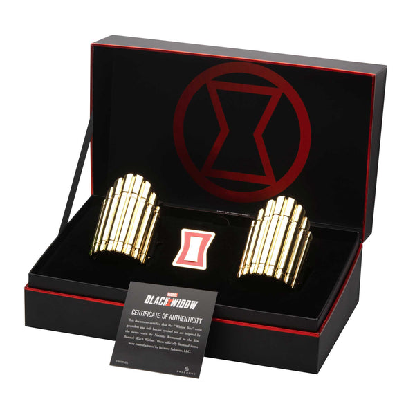 Marvel Black Widow Light-Up LED Bracelets and Belt Pin Set