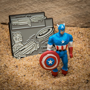 Marvel Captain America 3D 80th Year Lapel Pin Set - Jewelry Brands Shop