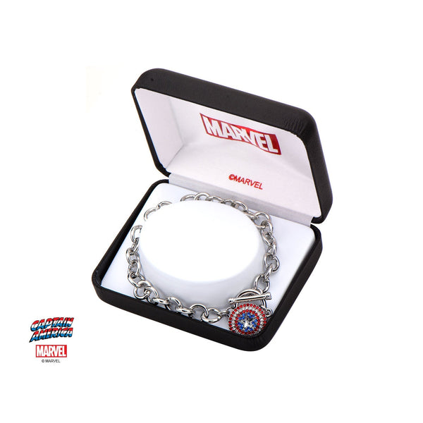 Marvel Captain America Chrm Bracelet