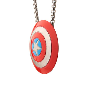 Marvel Captain America Spinning Shield Pendant Necklace - Jewelry Brands Shop