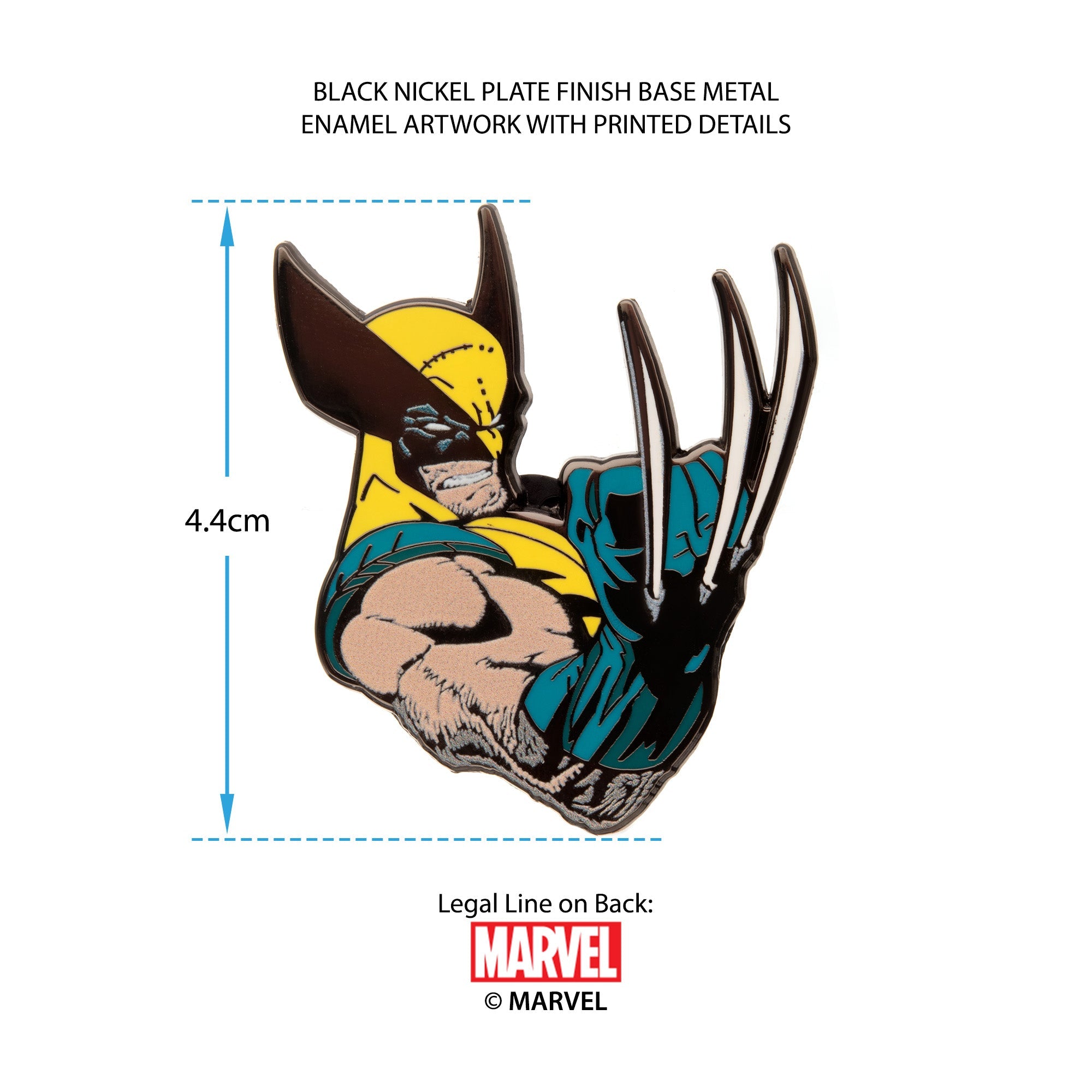 Marvel Comics X - men Wolverine Claw Pin - Jewelry Brands Shop