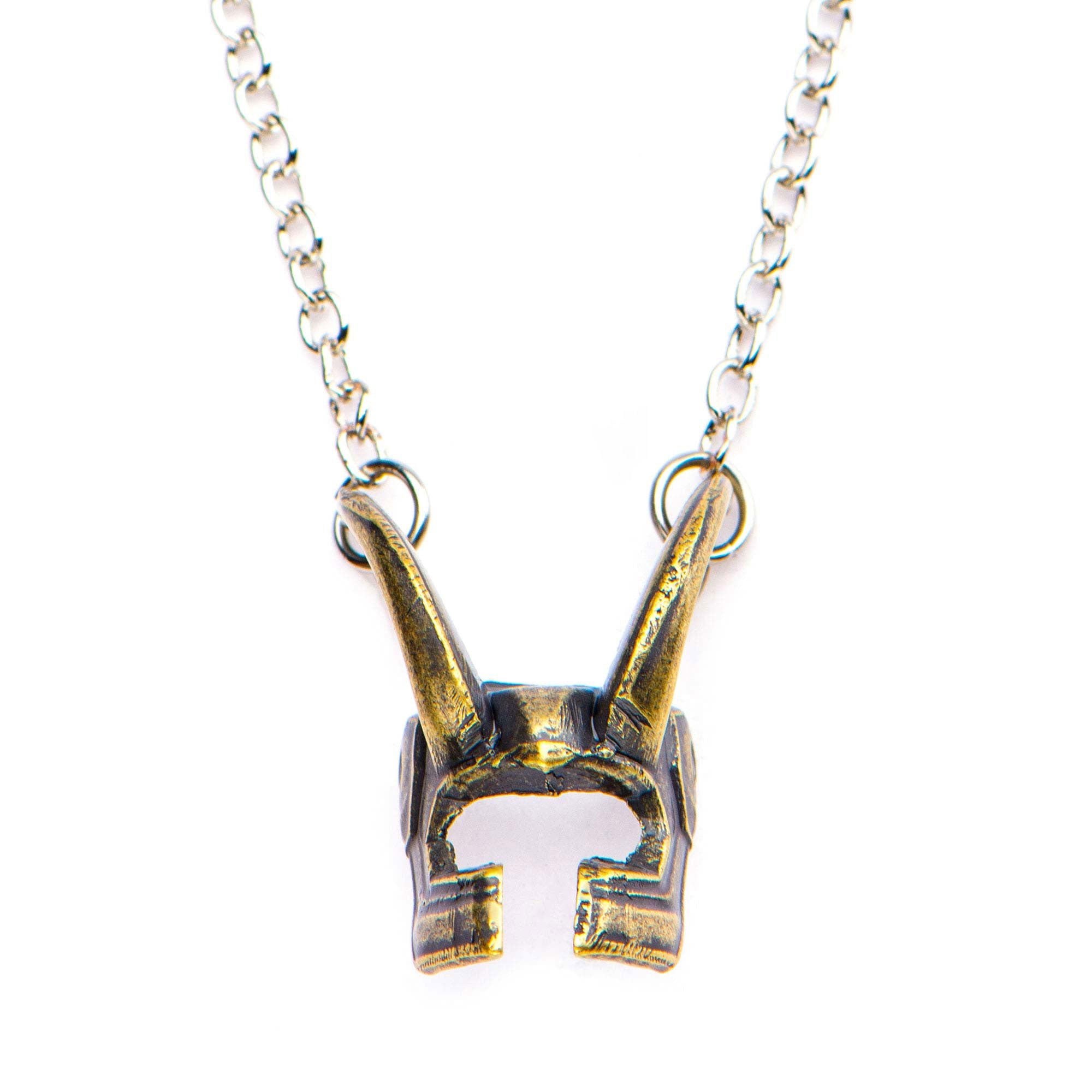 Marvel Cut Out Loki Helmet Pendant Necklace - Jewelry Brands Shop