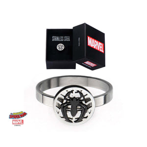 Marvel Cut Out Spider Ovelapped on Spider Web Petite Ring - Jewelry Brands Shop