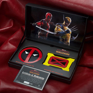 Marvel Deadpool and Wolverine Belt Icon Oversized Pin Set - Jewelry Brands Shop