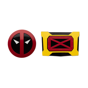 Marvel Deadpool and Wolverine Belt Icon Oversized Pin Set - Jewelry Brands Shop