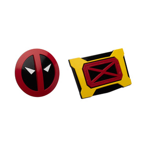 Marvel Deadpool and Wolverine Belt Icon Oversized Pin Set - Jewelry Brands Shop