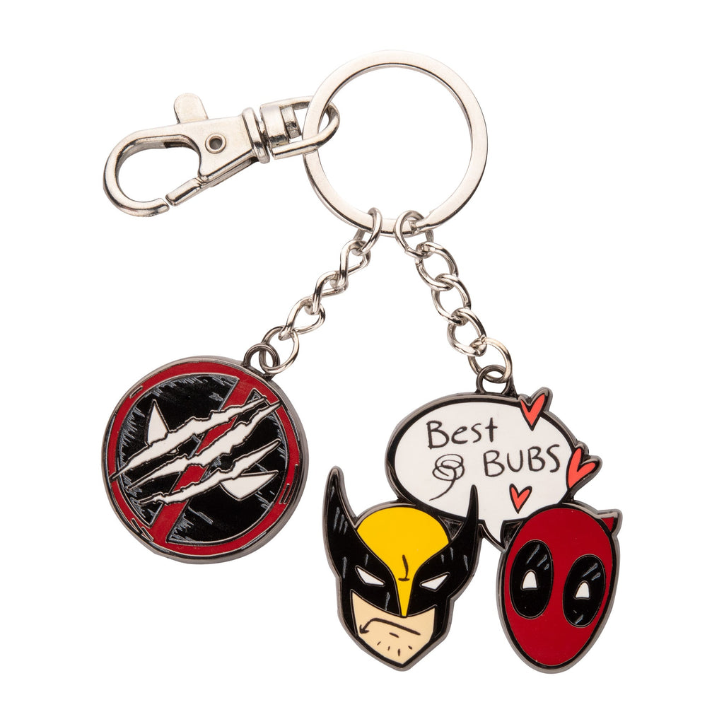 Marvel Deadpool & Wolverine Best Bubs Friendship Keychain – Jewelry ...