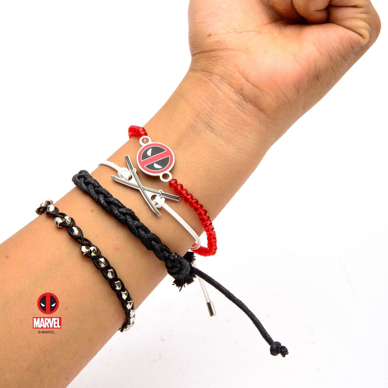 Marvel Deadpool Arm Party Bracelet Set (4pcs) - Jewelry Brands Shop