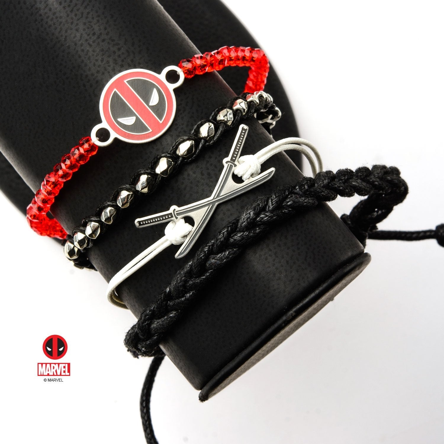 Marvel Deadpool Arm Party Bracelet Set (4pcs) - Jewelry Brands Shop