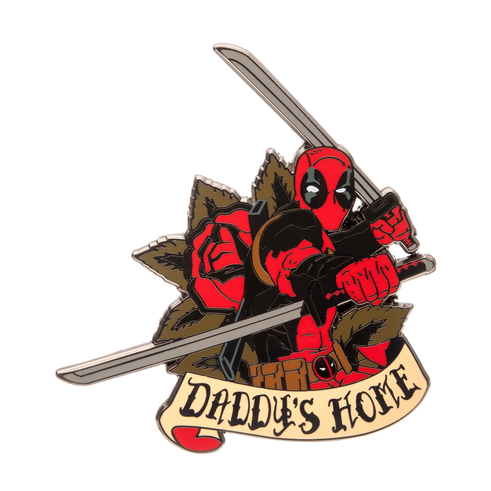 Marvel Deadpool Classic Daddy's Home Pin [COMING SOON] - Jewelry Brands Shop