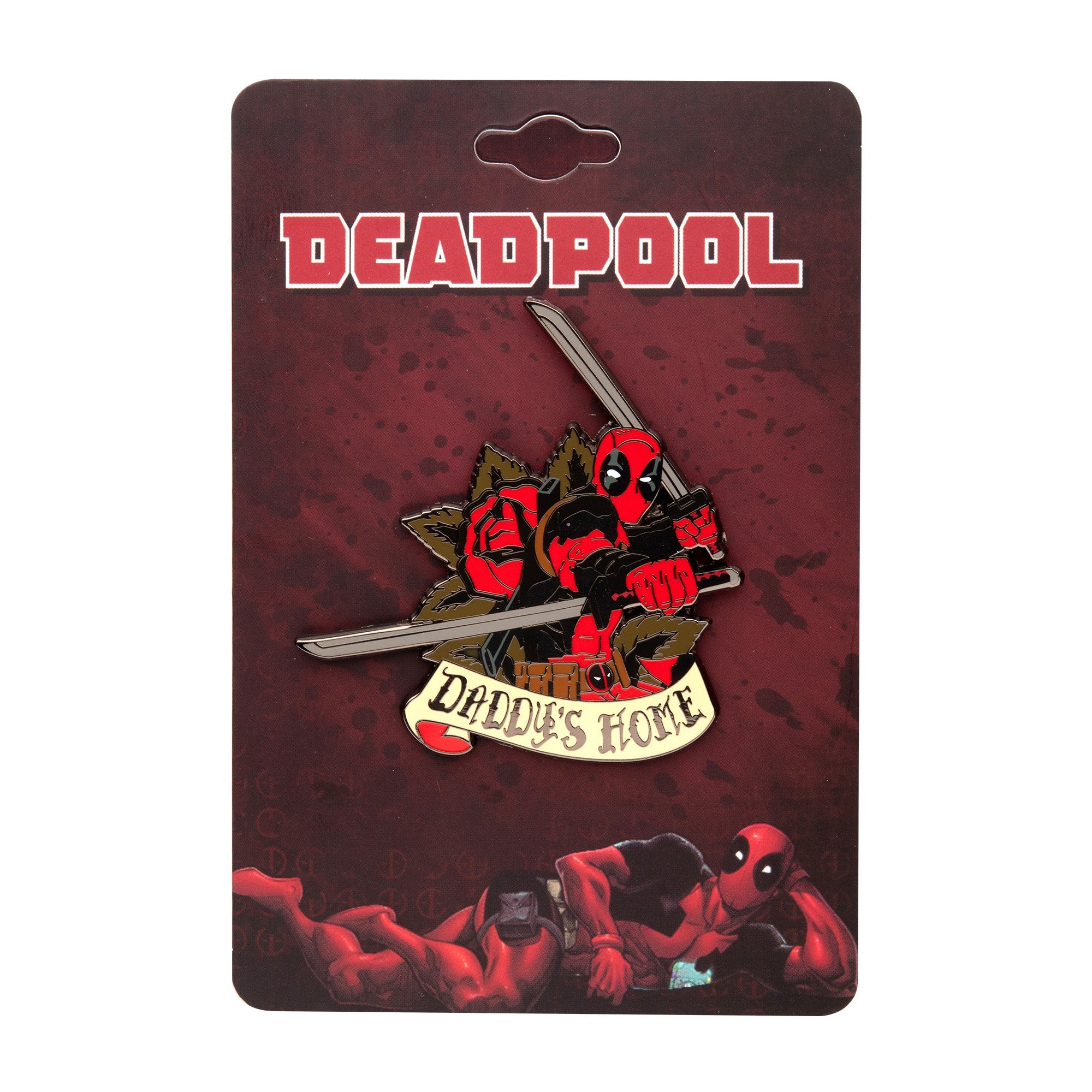 Marvel Deadpool Classic Daddy's Home Pin [COMING SOON] - Jewelry Brands Shop