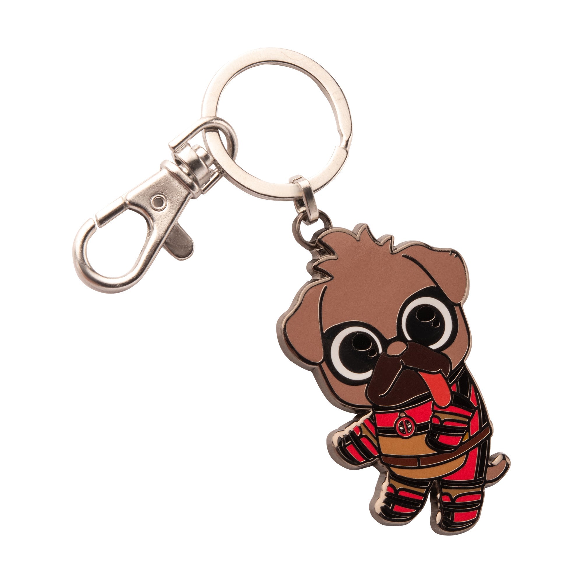 Marvel Deadpool Dogpool Enamel Keychain - Jewelry Brands Shop