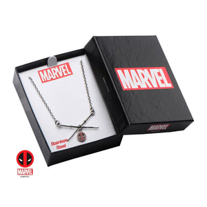 Marvel Deadpool Sword Logo Pendant Necklace [COMING SOON] - Jewelry Brands Shop