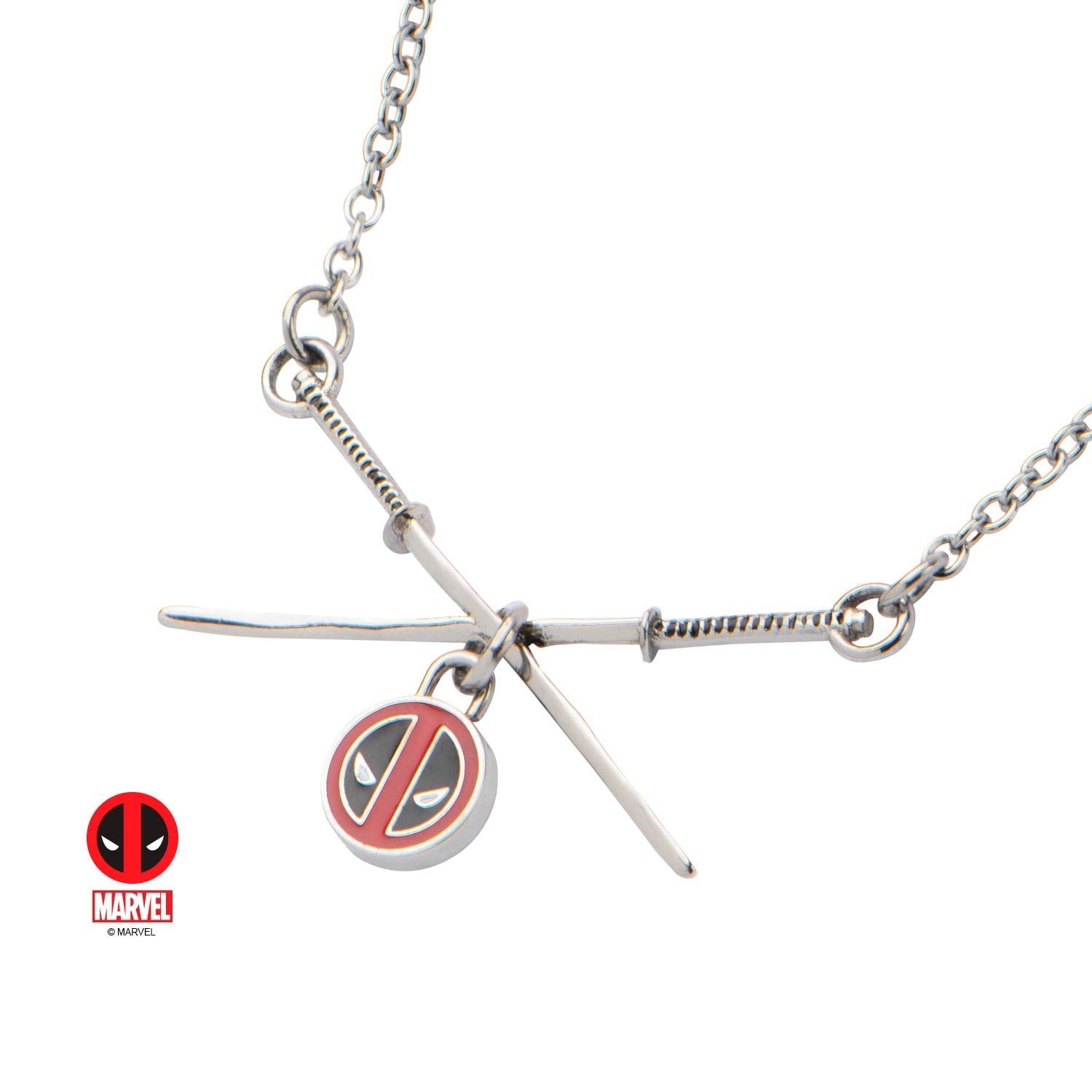 Marvel Deadpool Sword Logo Pendant Necklace [COMING SOON] - Jewelry Brands Shop