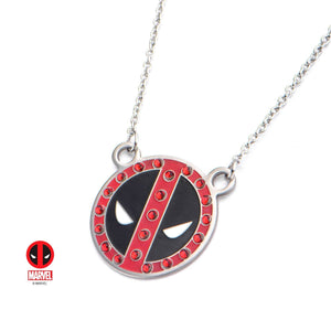 Marvel Deadpool with Gem Pendant Necklace - Jewelry Brands Shop