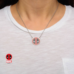 Marvel Deadpool with Gem Pendant Necklace - Jewelry Brands Shop