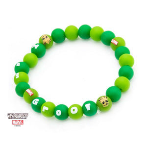 Marvel Guardian of the Galaxy Groot Silicone Beads Bracelet - Jewelry Brands Shop