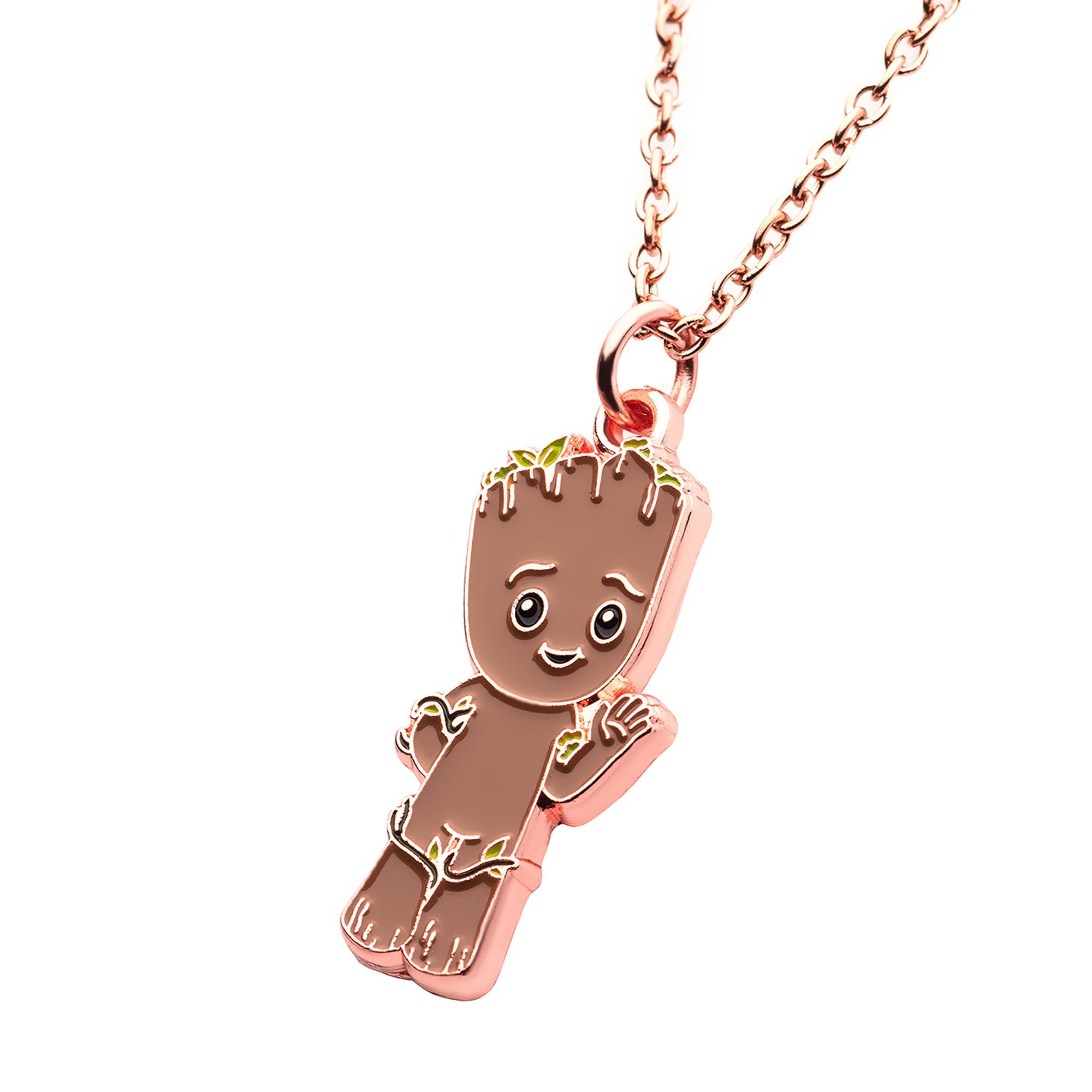 Marvel I Am Groot Chibi Groot Pendant Necklace - Jewelry Brands Shop