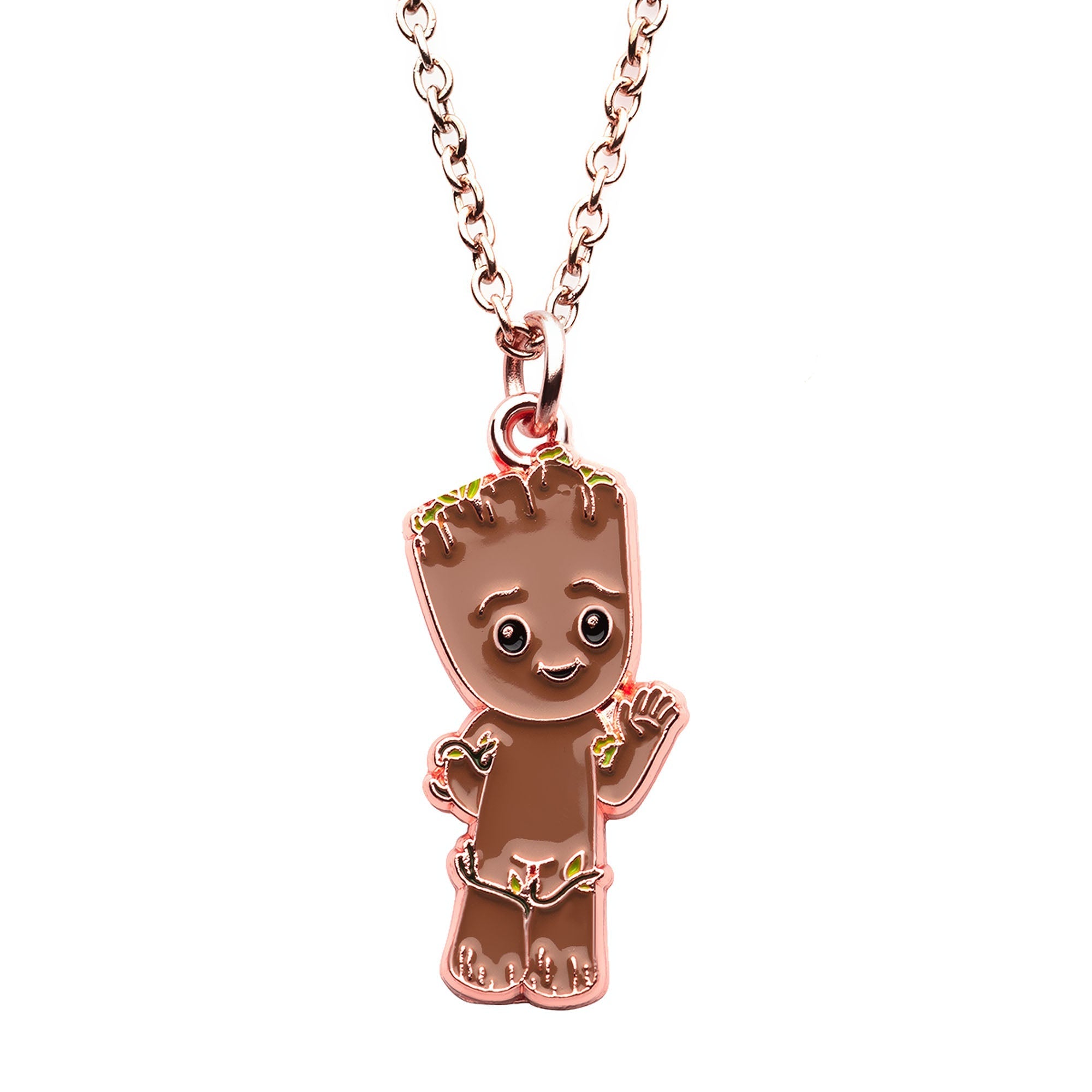 Marvel I Am Groot Chibi Groot Pendant Necklace - Jewelry Brands Shop