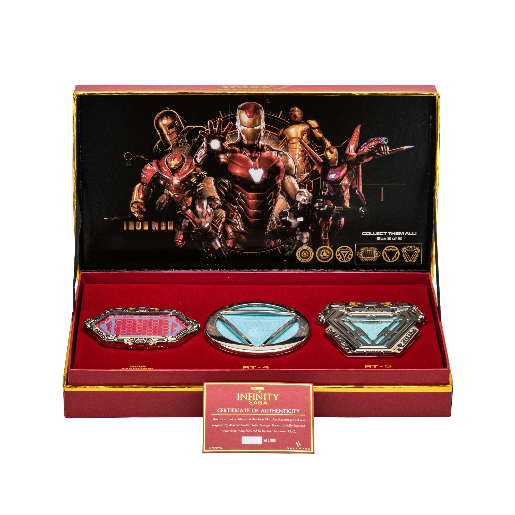 Marvel Iron - Man Light Up Arc Reactor Set - Jewelry Brands Shop